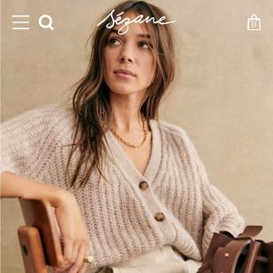 NWT Sezane Basile Cardigan